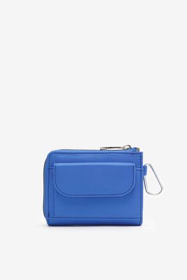 Ardene Small Nylon Wallet in Blue | Polyester/Nylon