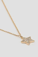 Ardene Star Pendant Necklace in Gold | Eco-Conscious