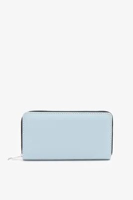 Ardene Accordion Faux Leather Wallet in Lt. | Faux Leather/Polyester