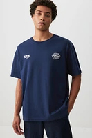 Ardene Man Graphic T-Shirt For Men in Dark | Size | 100% Cotton