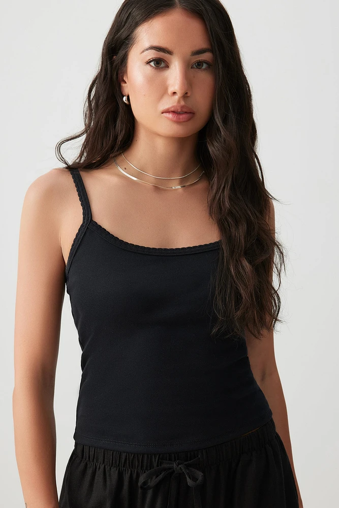 Ardene Basic Scoop Neck Tank Top in | Size | Cotton | Eco-Conscious