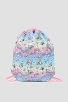 Ardene Kids Printed Drawstring Bag