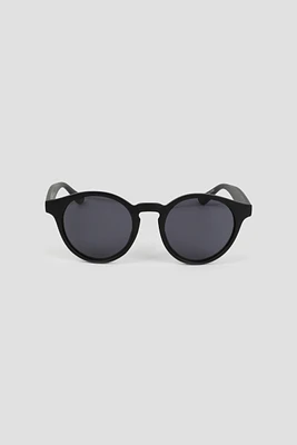 Ardene Man Round Sunglasses For Men in Black