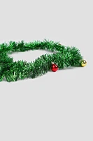 Ardene Tinsel Holiday Necklace in Green