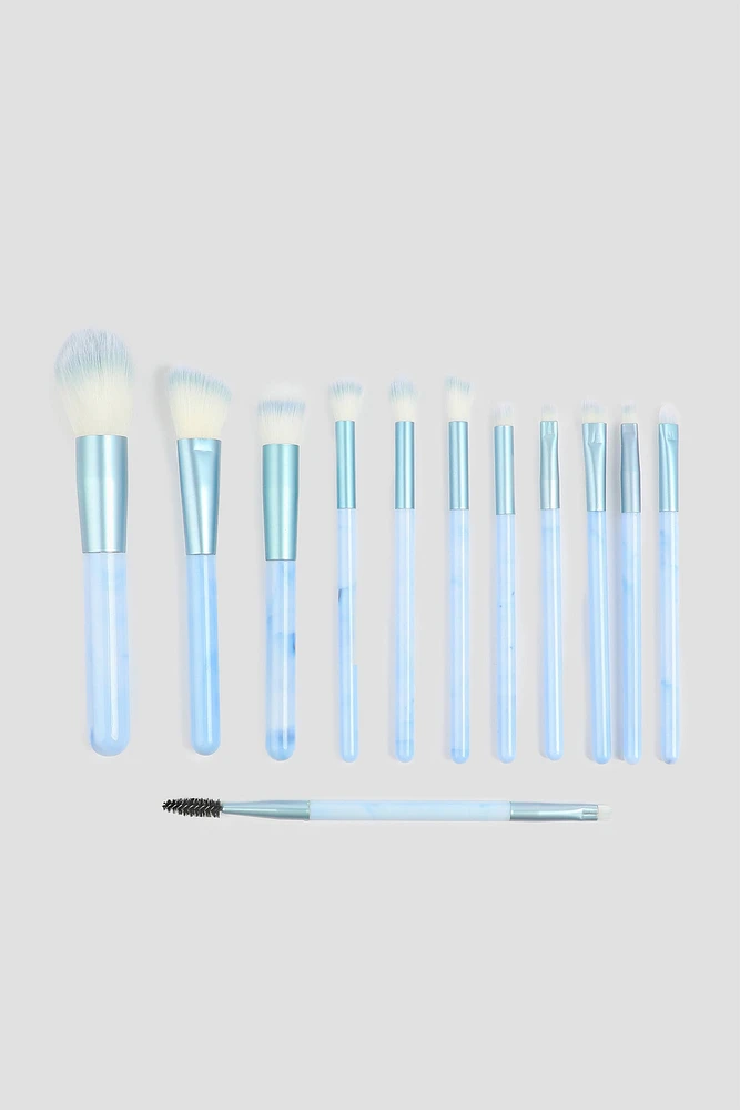Ardene 12-Pack Makeup Brush Set in Light