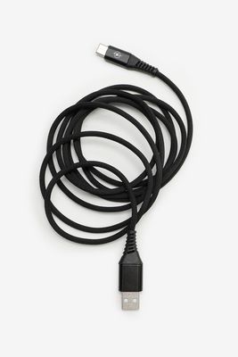 Ardene 79" USB to USB-C Cable in Black