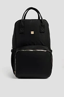 Ardene Nylon Backpack in Black | Polyester/Nylon