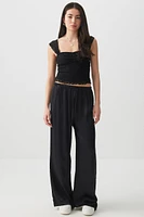 Ardene Wide Leg Flowy Pants in | Size | Rayon