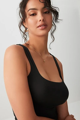 Ardene Basic Crop Double Layer Tank Top in | Size | Polyester/Elastane | Eco-Conscious