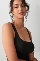 Ardene Basic Crop Double Layer Tank Top in | Size | Polyester/Elastane | Eco-Conscious