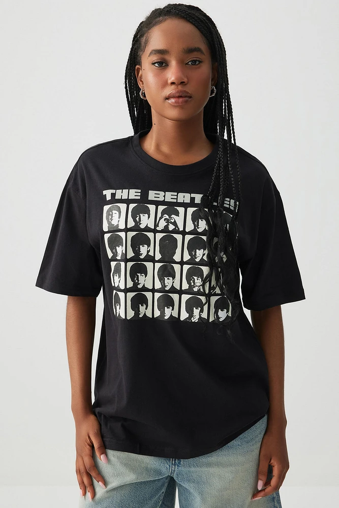 Ardene The Beatles T-Shirt in Black | Size | 100% Cotton