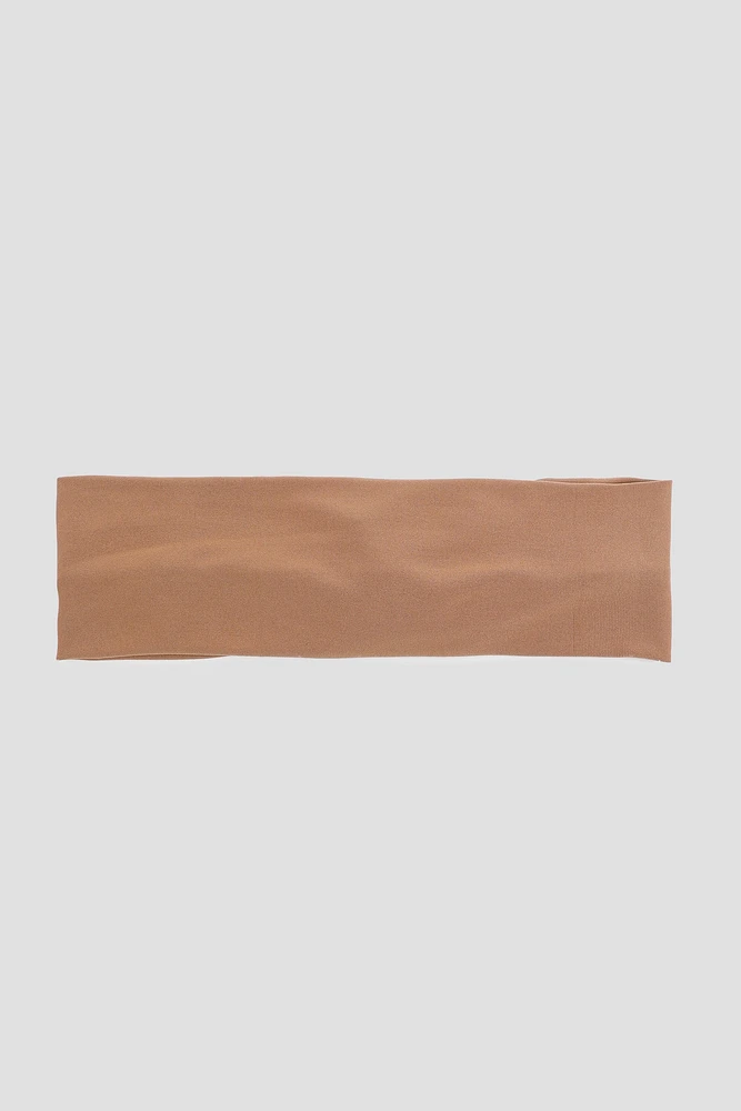 Ardene Knotted Headwrap in Cognac | Polyester