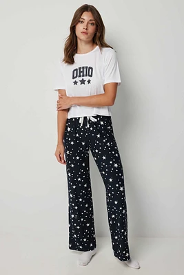 Ardene Super Soft Straight Leg PJ Pants in | Size | Polyester/Spandex