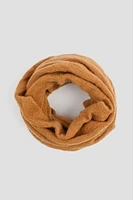 Ardene Heavy Knit Infinity Scarf in Cognac | Polyester