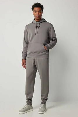 Ardene Man Solid Sweatpants For Men in Grey | Size XL | Polyester/Rayon/Spandex