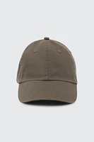 Ardene Solid Cap in Khaki | 100% Cotton