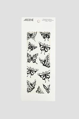 Ardene Black Butterflies Temporary Tattoos