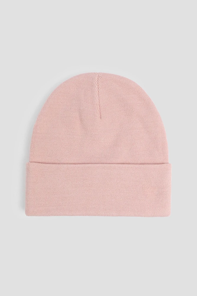 Ardene Super Soft Solid Beanie in Light | Polyester/Elastane