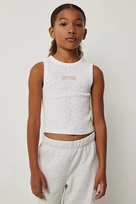 Ardene Kids Crew Neck Tank Top | Size | Spandex/Cotton