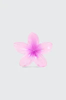 Ardene Hibiscus Hair Claw in Medium Purple