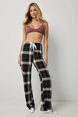 Ardene Printed Super Soft Straight Leg PJ Pants in | Size | Polyester/Elastane | Eco-Conscious