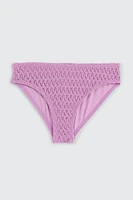 Ardene Kids Crochet Bikini Bottom in | Size | Polyester/Spandex/Elastane