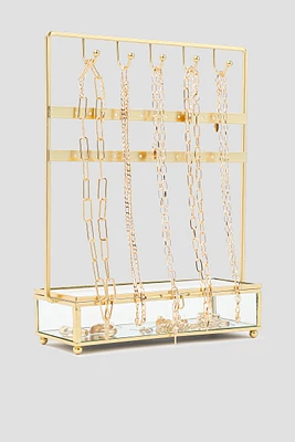 Ardene Gold Tone Jewelry Display Rack