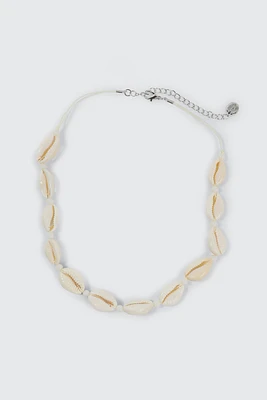 Ardene Seashell Necklace in White