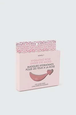 Ardene 5 Pairs of Rose Under Eye Masks in Light Pink