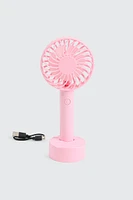 Ardene Portable Fan in Medium Pink