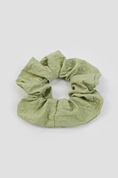 Ardene XL Wrinkled Scrunchie in Light Green