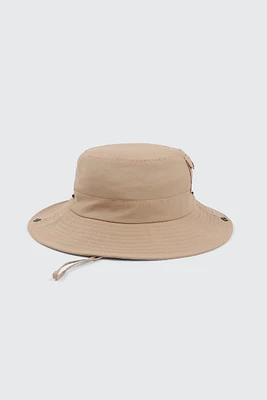 Ardene Drawcord Bucket Hat in Brown | Polyester