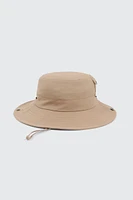 Ardene Drawcord Bucket Hat in Brown | Polyester