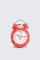 Ardene Strawberry Alarm Clock in Red