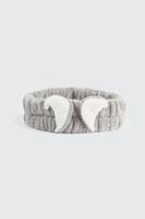 Ardene Spa Headband with Cat Ears in Grey