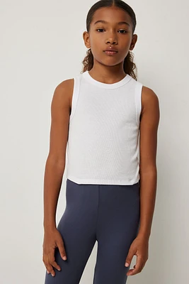 Ardene Kids Crew Neck Tank Top in | Size | Spandex/Cotton