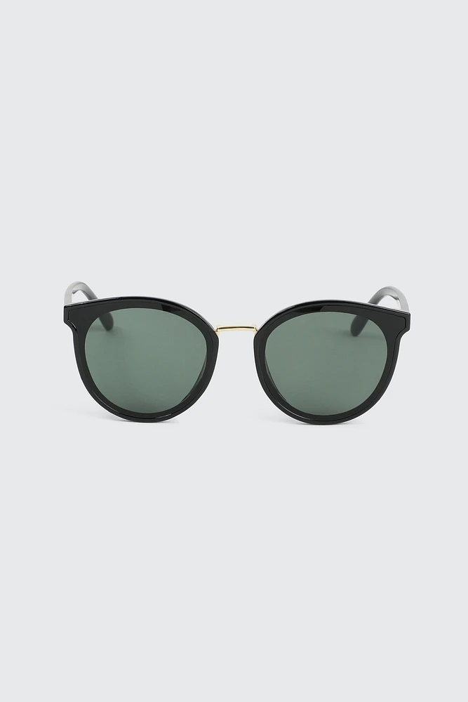 Ardene Clubmaster Sunglasses in Black