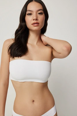 Ardene Invisible Bandeau in | Size | Nylon/Elastane | Microfiber
