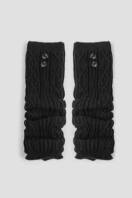 Ardene Leg Warmers with Buttons in | 100% Acrylic