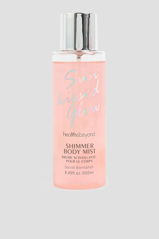 Ardene Secret Bombshell Shimmering Body Mist in Light Pink