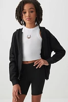 Ardene Kids Super Soft Biker Shorts in Black | Size | Polyester/Spandex