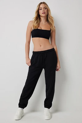 Ardene Baggy Sweatpants in | Size | Polyester/Cotton | Fleece-Lined | Eco-Conscious