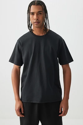 Ardene Man Solid Short Sleeve T-Shirt For Men in | Size | 100% Cotton