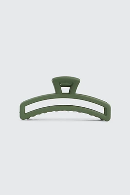 Ardene Cutout Hair Claw in Sage