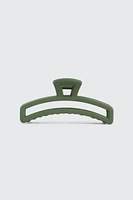 Ardene Cutout Hair Claw in Sage