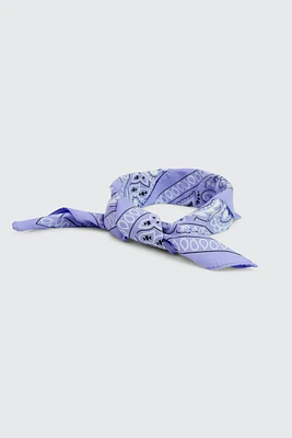 Ardene Paisley Bandana in Medium Blue | Polyester