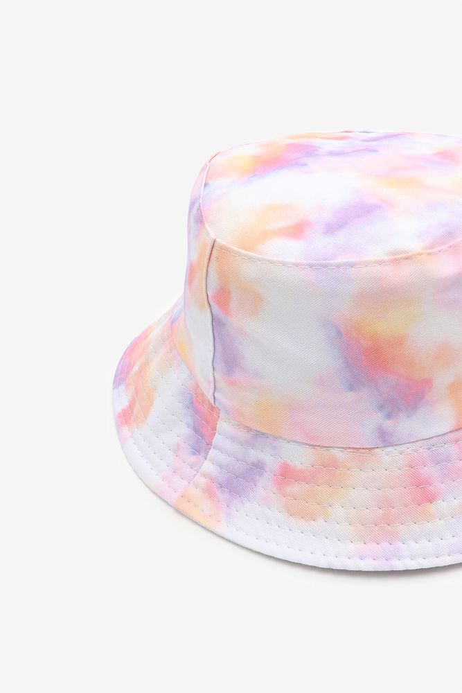 Chapeau de pêche tie-dye pastel