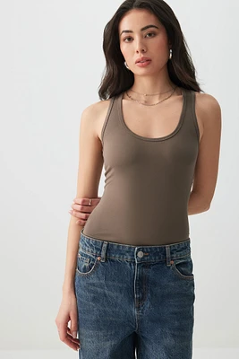 Ardene Effortless Basic Scoop Tank in | Size | Polyester/Elastane | Eco-Conscious