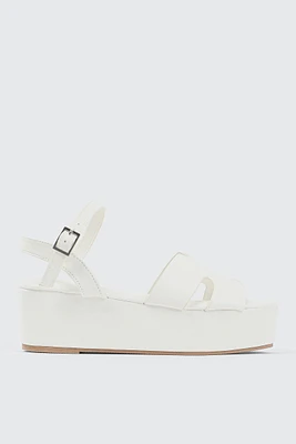 Ardene Platform H Strap Sandals in | Size | Eco-Conscious
