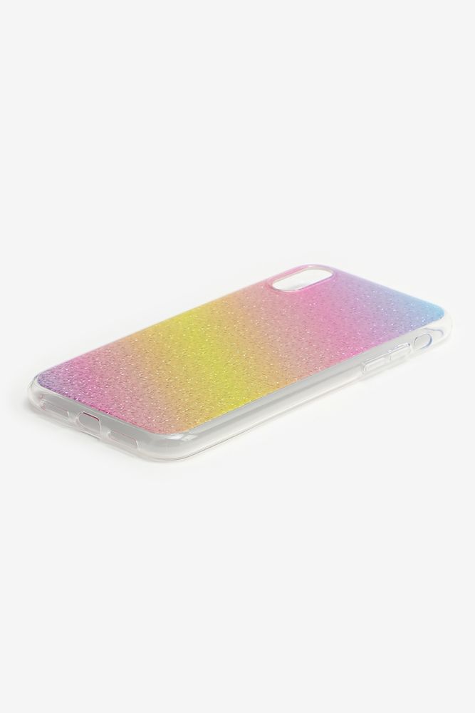 Étui d'iPhone XR brillant multicolore